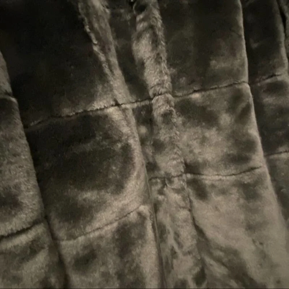 MARC JACOBS NEW Black Mink Fur Full Length Plush Coat! M/L RARE!! LUXE FAUX FUR - Picture 7 of 8